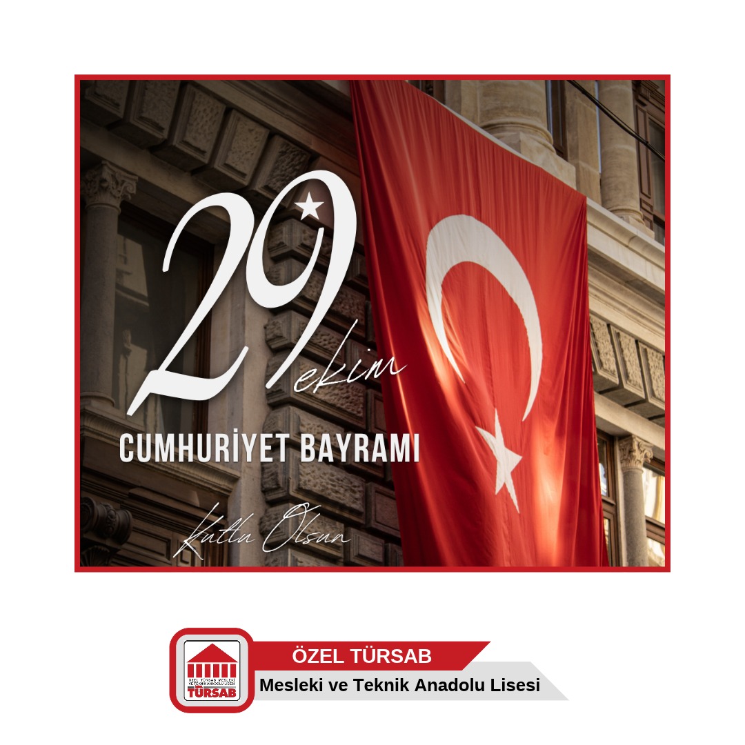 29 Ekim Cumhuriyet Bayramımız kutlu olsun