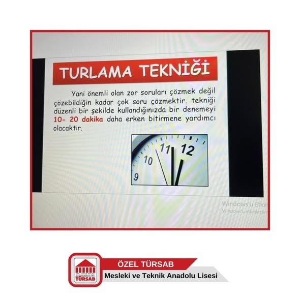 12. sınıf öğrencilerimizle Zoom üzerinden gerçekleştirdiğimiz bilgilendirme toplantısında YKS sürecinin son günlerinde dikkat edilmesi gereken noktaları ele aldık.